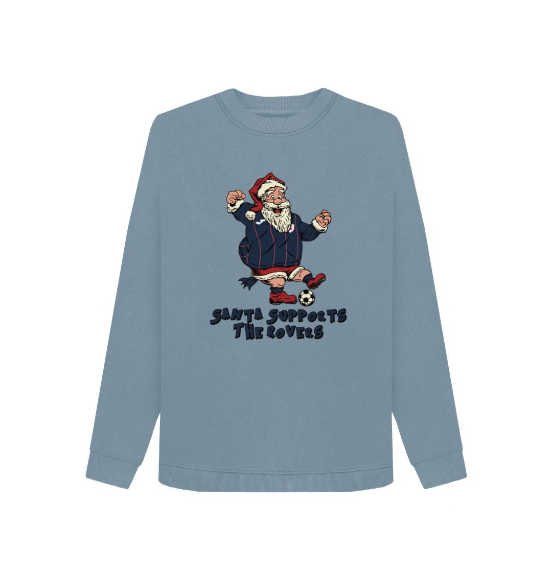 Stone Blue Raith Rovers Women's Santa Jumper