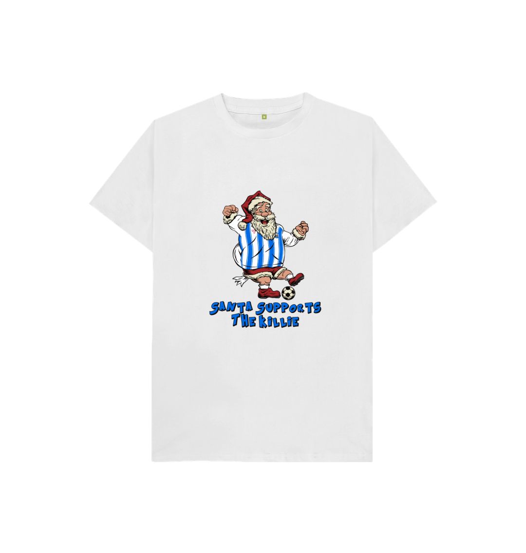 White Kilmarnock Kids Santa T-shirt